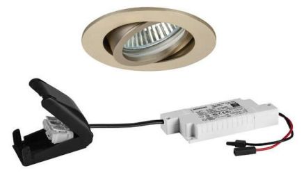 Brumberg 39483633 230V AC 6W d2w champ.m. LED recessed ceiling spotlight