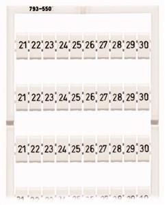 Wago 793-5504 imprint 21-30 WMB designation card
