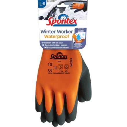 SPONTEX 12322088 Spon.Winter Worker Water-proof size. 8th