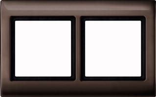 MERTEN 400215 frame 2-way dark Brazil