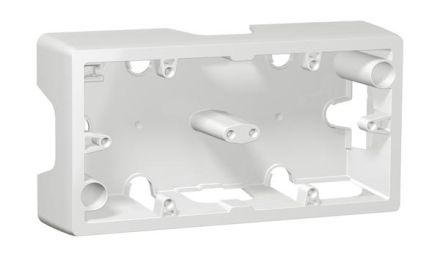 Legrand 771097 surface-mounted housing 2-way horizontal Galea Ultrawhite white, (white)