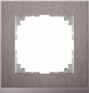MERTEN MEG4010-3646 Frame 1-way stainless steel/aluminium