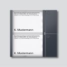 Siedle TM 612-2 AG button module in anthracite grey