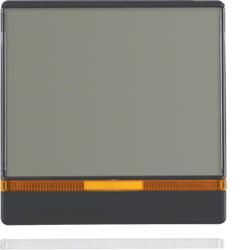 Berker 16966086 rocker with 2 enclosed lenses and large labeling field anthracite including Berk