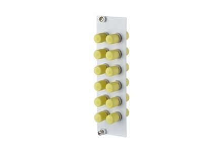 METZ CONNECT OpDAT REGpro Front 6HE 7TE 12xST front panel, 15024A0112-E