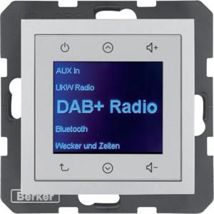 Berker 29841404 UP DAB+ Bx alu matt Radio Touch
