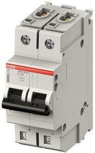 ABB Stotz-Kontakt S402M-UCC63 , C, 63A, 250V DC, 2-pole, Icu=10kA , 2CCS572001R1634