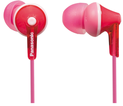 Panasonic RP-HJE125E pink in-ear headphones