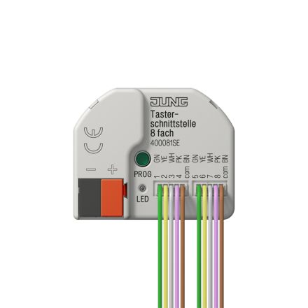 JUNG 400081SE KNX button interface | 8-way, secure