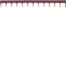 Hager KB163P comb rail 1-pole pin 10qmm 63A 13M brown