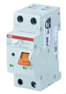 ABB Stotz-Kontakt S-ARC1 C6, AFDD+LS S-ARC1-C6, 6kA, 1P+N, 2TE arc fault protective device + LS, 2CSA255901R9064