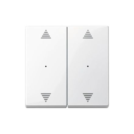 MERTEN 619719 rocker for KNX button system M | 2-way, arrows | polar white glossy