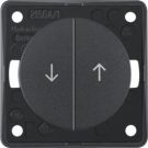 Berker 936532505 Blind rocker switch with imprint symbol arrow anthracite, matt Integro Flow/Pur