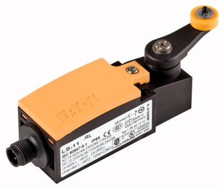 Eaton LS-11S/RL-M12A position switch, 1NO+1NC, lever, M12A, 178142