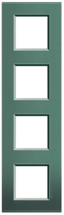 Bticino LNA4802M4PK Light frame PARK 4x2 modules, (green)