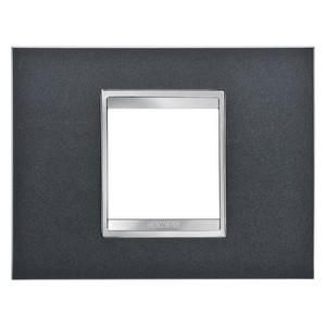 Gewiss GW16202VA LUX 2M slate cover frame