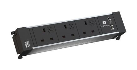Bachmann 916.1229 3xUK 90° 1xUSB dop 0.2m GST18i3