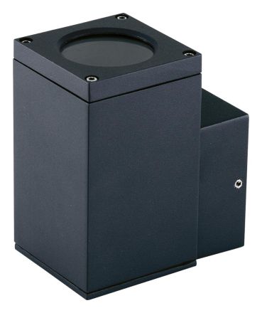 EVN 484016N IP54 GU10 max. 11W 1-bulb anthracite wall light