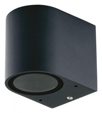 EVN 637015 IP44 GU10 max. 11W 1-flame anthracite recessed wall spotlight