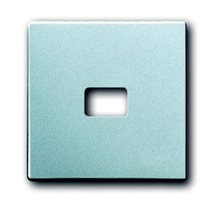 Busch-Jaeger 1720-83 rocker, open for red pull switch cap, aluminum silver