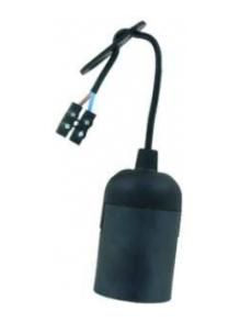 PROTEC.class 05400421 Sockets Construction site socket E27 black PBF1 screw terminal