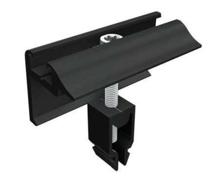 SL Rack 96112-00 Vario 30-50 mm black anodized end clamp