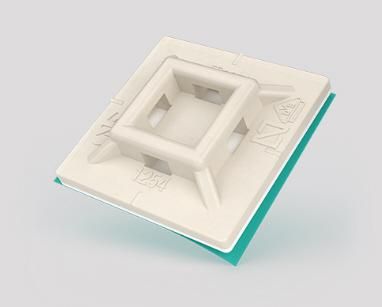Unex 1254 self-adhesive natural 19x19 U60X mounting base