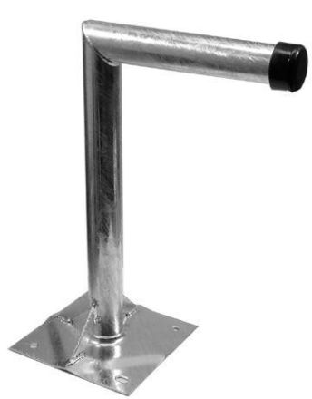 Televes WWH44 angle wall bracket steel tube D=50mm