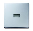 Busch-Jaeger 2107-33 rocker switch, with red dome, aluminum silver Busch-Jaeger 2107-33 rocker switch, with red dome, aluminum silver
