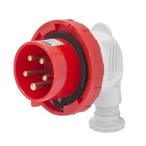 Gewiss GW60124 IEC angle 90° 400V 32A 6h 5P IP67 plug