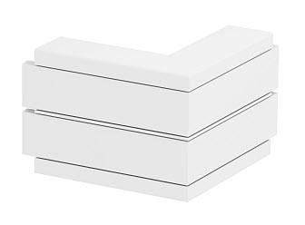 OBO Bettermann GA-AS53130RW Alu rigid form outside corner, 6112510