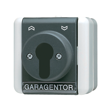 Jung 834.18W key switch, blind reversing switch, 1-pole (1 drive), AX 250 V ~, IP 44, WG 800