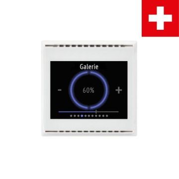 Elsner Cala Touch KNX TH 3.x CH pure white room controller