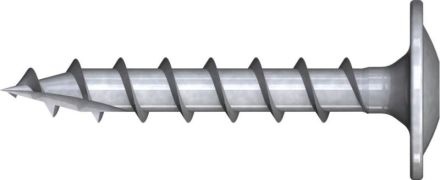 Reisser A09292S097-0800509-1 Post screws, flat head TX 40, 8.0 x 50, steel Ruspert silver, pack of 50