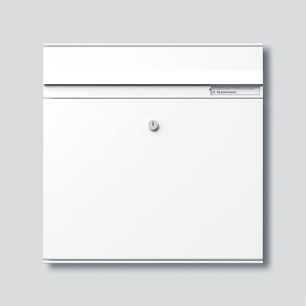 Siedle BKM 611-4/4-0 W letterbox module with letter slot in white