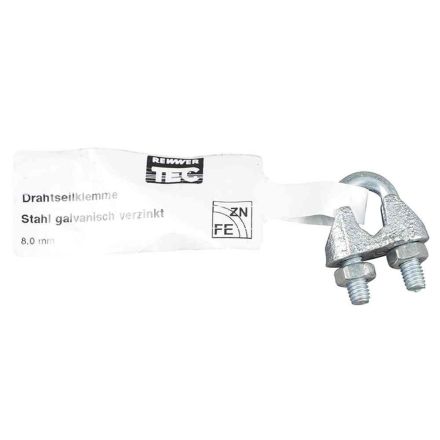 REWWER-TEC 265125 EAN wire rope clamps 8mm galvanized
