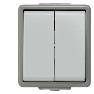 Siemens 5TA4708 AP double changeover switch IP44 10A 250V 66x75mm