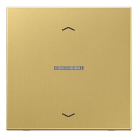 JUNG ME101KO5PC KNX control rocker with arrow symbol LS series | 1-way | brass classic