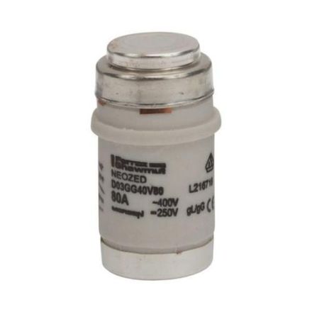 Mersen 01702.080000 1702.08 D03 80A ~400V/-250V gG NEOZED fuse link