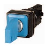 Eaton Q18S1-BL key switch, 2 positions, blue, momentary, 045959