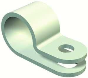 OBO Bettermann 255 8mm light grey fastening clamp, 2222086
