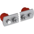 Pröpster 910 013 V2A 2 insulators 14 connections M10 equipotential bonding bar