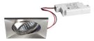 Brumberg 39327153 230V AC 6W 3000K nickel ma LED recessed ceiling spotlight