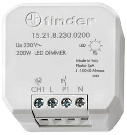 Finder 15.21.8.230.0200 200 W LED Electronic Dimmer