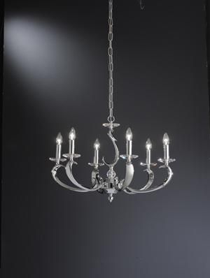 Brumberg 50804020 pendant light, chrome E14, 6x40W max.