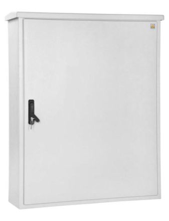 GSAB 125W1000M Single locking with mounting plate GRP wall cabinet