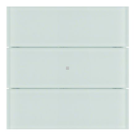 BERKER 75163090 KNX push button sensor B.IQ | 3-way, standard | glass polar white