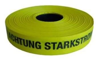 PROTEC.class 05101731 Construction site warning tapes PTWB (Caution high voltage cable) route warning tape 250m x 40mm