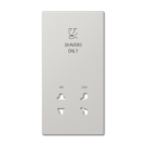 Jung SOLS7522LGPL cover 1-way, shavers only, Duroplast, LS series, light grey