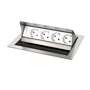 Kindermann 7492000054 CablePort standard2 4-way 4x power table mounting housing